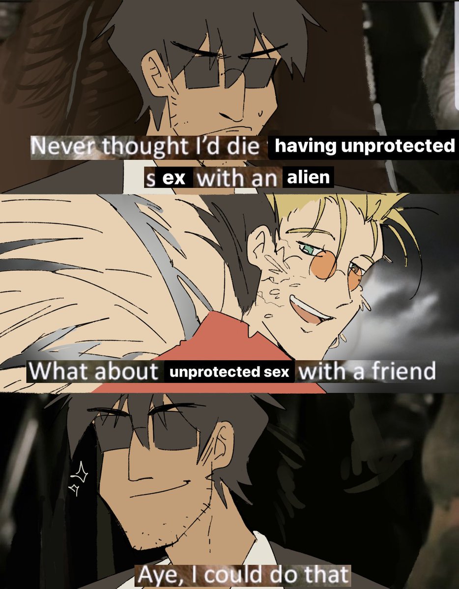 mikayare's tweet photo. how can I make this about trigun https://t.co/XUC5jJArbB