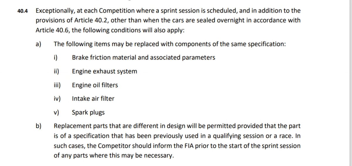 Xebernax's tweet photo. @AstonMartin_FI No pitlane but I think we will be using the sprint quali/sprint parts... https://t.co/RA2IPifh8a