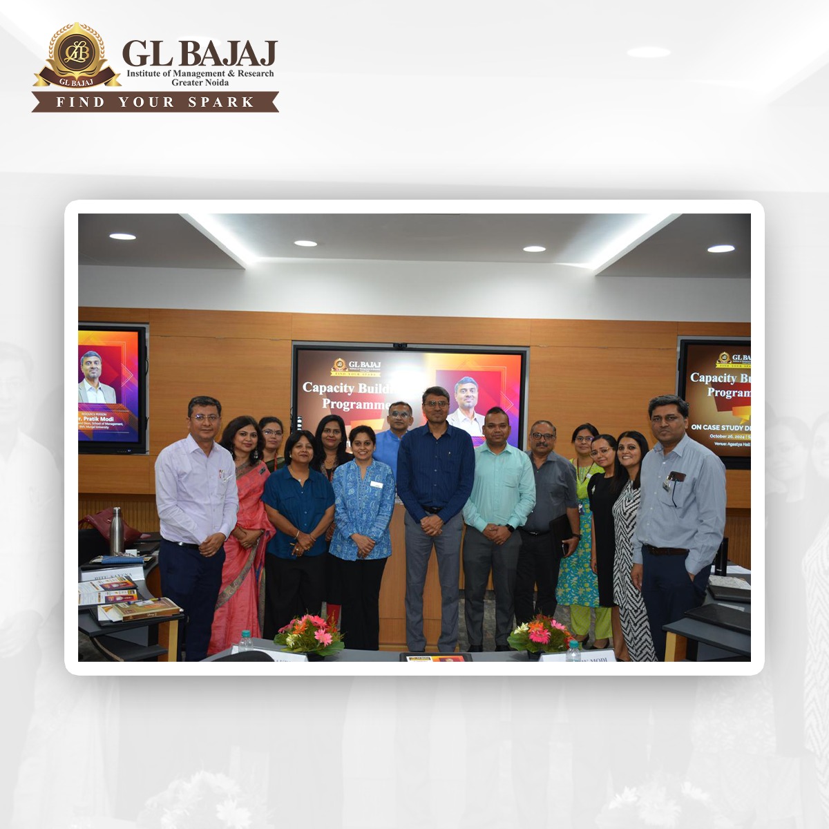 glbajajimr's tweet image. On October 26, 2024, GLBIMR held a specialized Capacity Building Programme on ‘Case Study Delivery’ for our esteemed faculty members. Led by Dr. Pratik Modi, Professor and Dean at BML Munjal University.
#GLBIMR #FacultyDevelopment #CaseStudyMethod #EffectiveTeaching