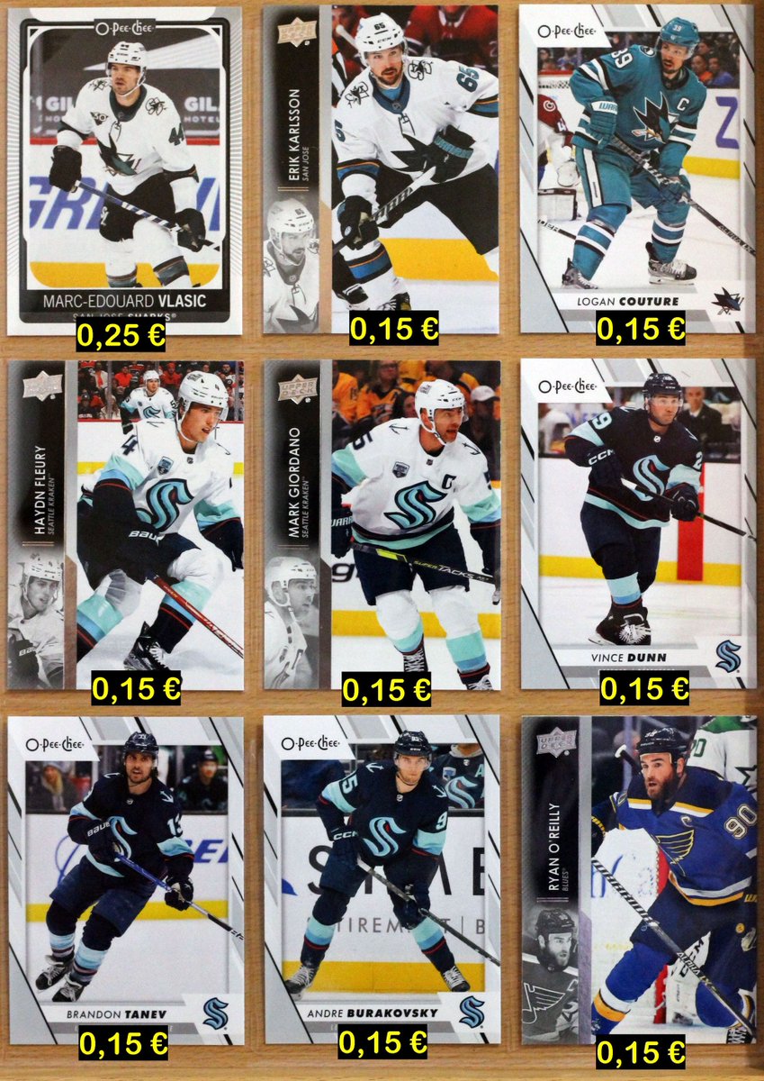 Cartes NHL 6/10
*Port à ajouter *