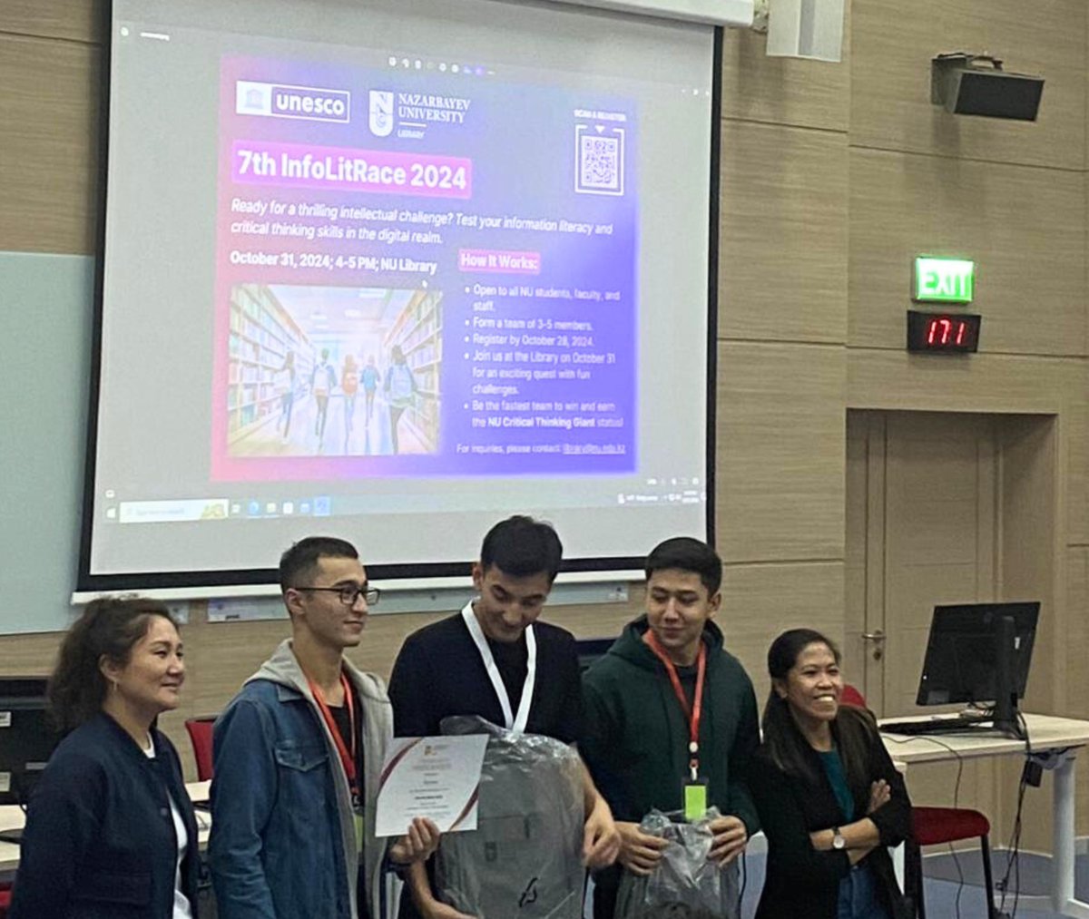 NU_Library_NU's tweet image. 🌐🎉📚 Recap: NU Library celebrated Global MIL Week 2024 with engaging discussions & activities on “The New Digital Frontiers of Information.” 👏 Congrats to the winning team & thanks to all participants for your enthusiasm! #GlobalMILWeek #NULibrary