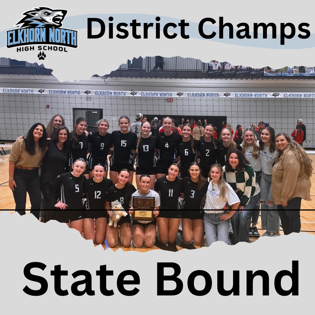 elknorth_vb's tweet photo. The Wolves are State Bound!!
See you Wednesday at 11:00am
Go Wolves 💙🐺🏐
📍Pinnacle Bank Arena
📅 Wednesday November 6th
⏱️11:00am
▶️ vs York https://t.co/b2MYPriCbX