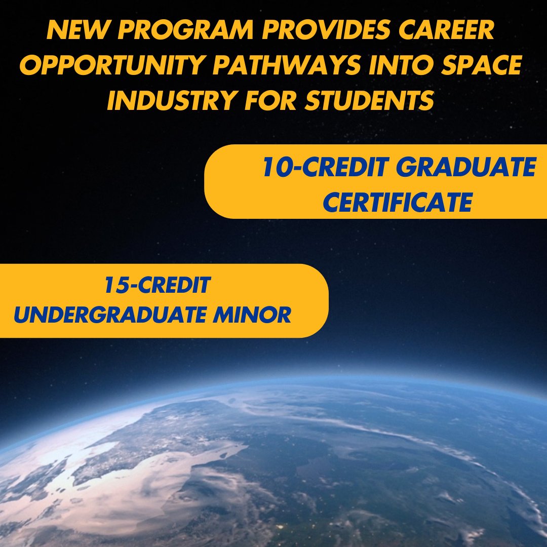 Each new program will build upon existing strengths of the various engineering degrees at Pitt to prepare graduates for the space workforce. Learn more from the link in our bio!🛰️☄️