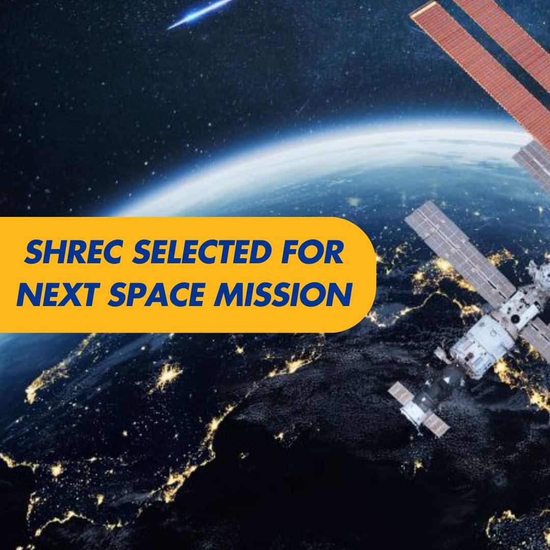 The SHREC team has been selected to lead their 4th space mission! Learn more about this exciting adventure in the link in bio!