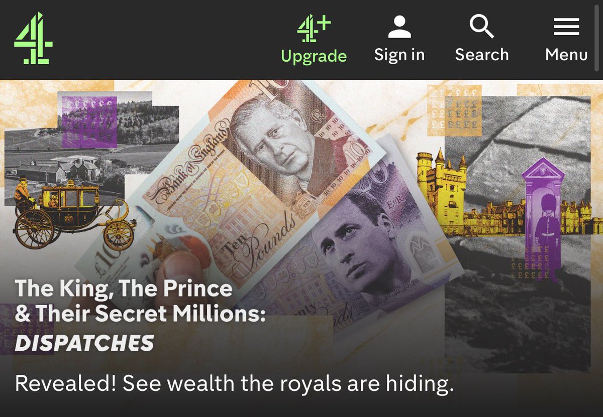 This whole ‘exposé’ on the Royal Family’s monetary matters by Channel 4 is really stupid.

Firstly, they haven’t actually discovered anything new.

Secondly, there’s big contextual elements missing, which I’ll go over below.

Thirdly, it’s further evidence that many British