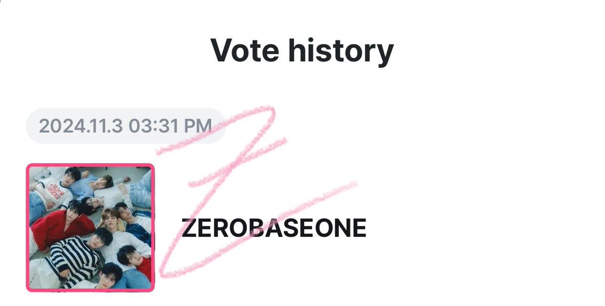 zerobin613's tweet photo. My MAMA choice is #ZEROBASEONE #2024MAMAVOTE https://t.co/MPVtg7jdHd