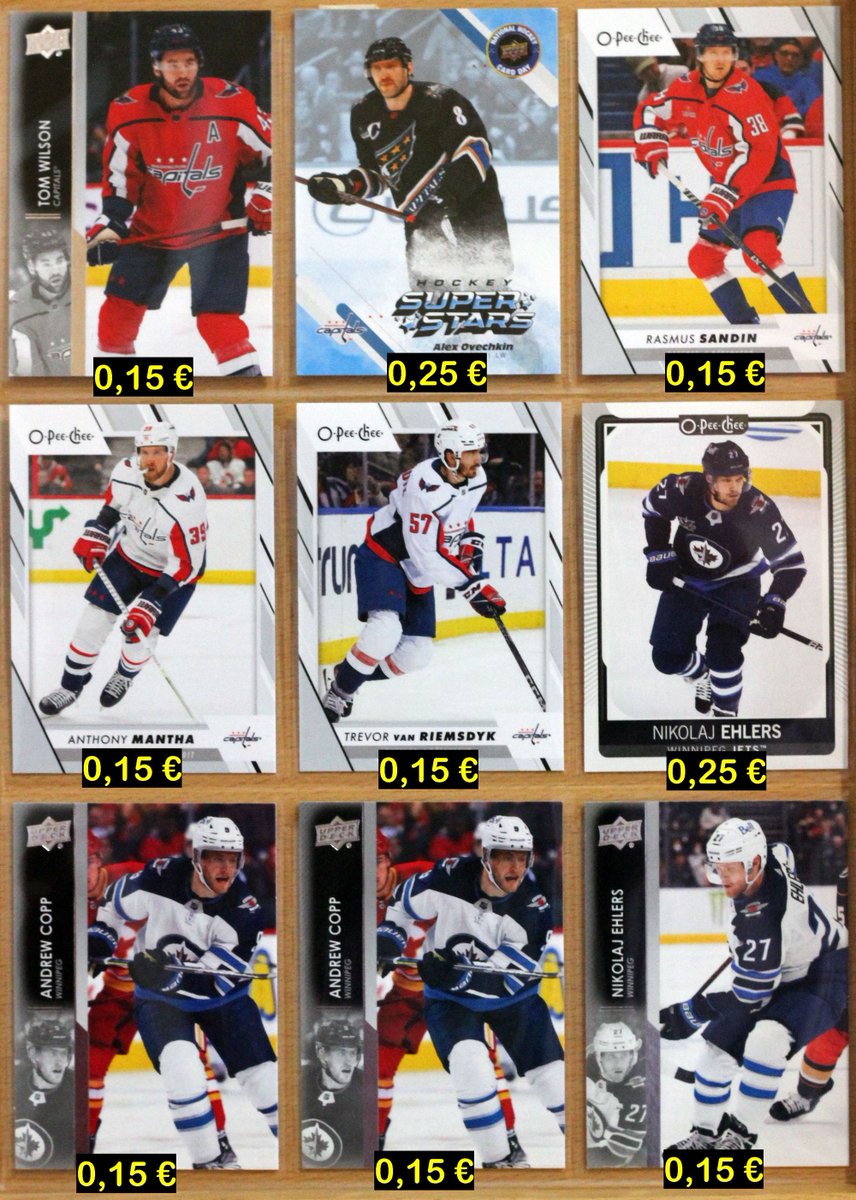 Cartes NHL 8/10
*Port à ajouter *