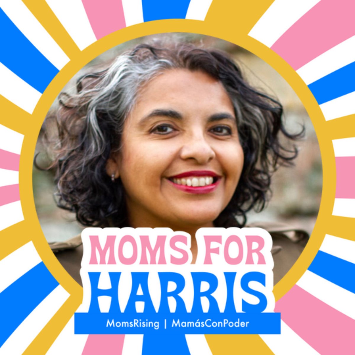 Spread the word about your support of VP <a href="/KamalaHarris/">Kamala Harris</a> by making a #MomsForHarris profile photo! Fill the frame with your face...and maybe your kids or cats, too!

Whether you are voting for her because you care about reproductive rights, want to safeguard democracy, create an