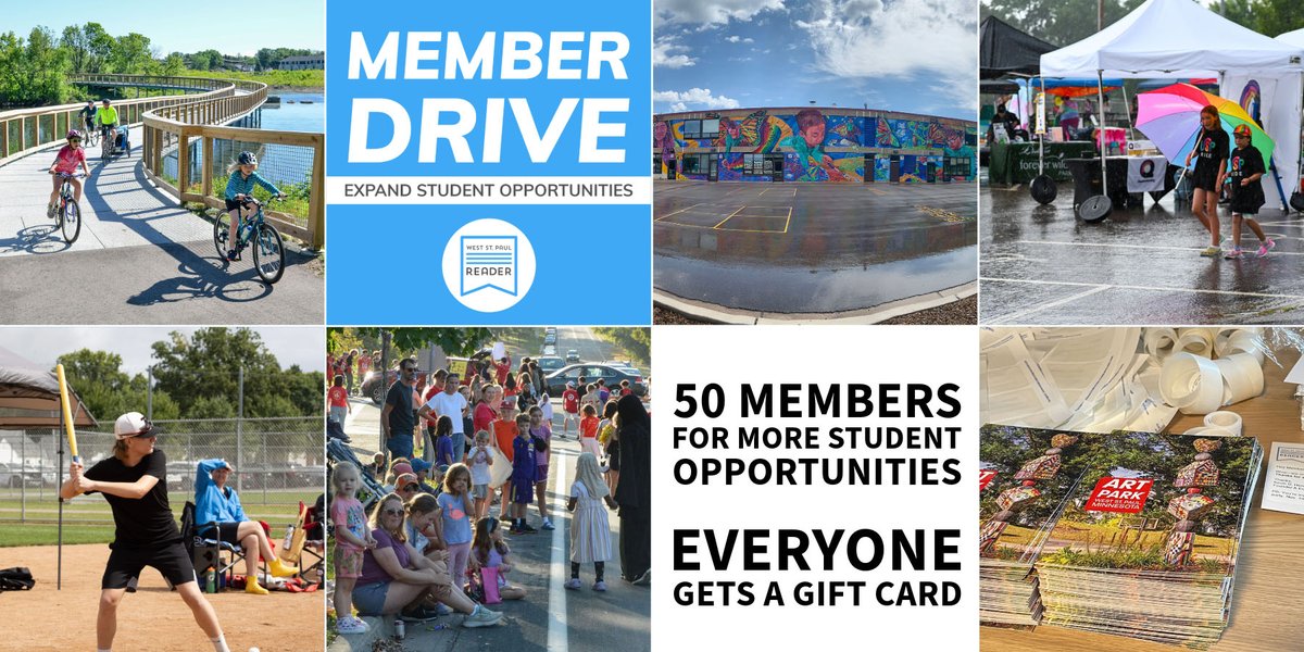 WStPaulReader's tweet image. Support neighborhood news.

Help us get 50 new or upgraded members so we can expand student opportunities.

Bonus: Everyone who joins gets a gift card.

weststpaulreader.com/2024/11/03/mem…
