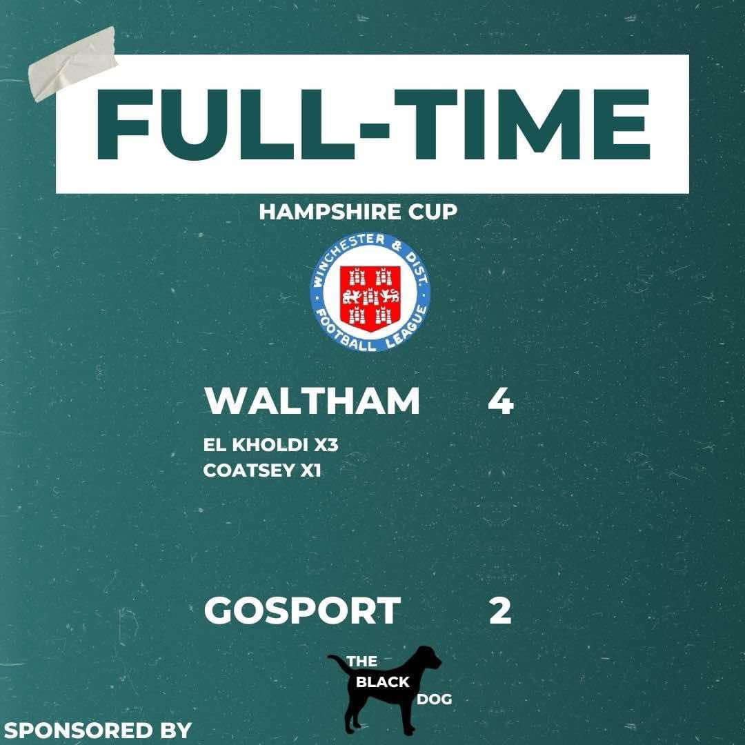 Into the next round ⚽️ #upthewaltham