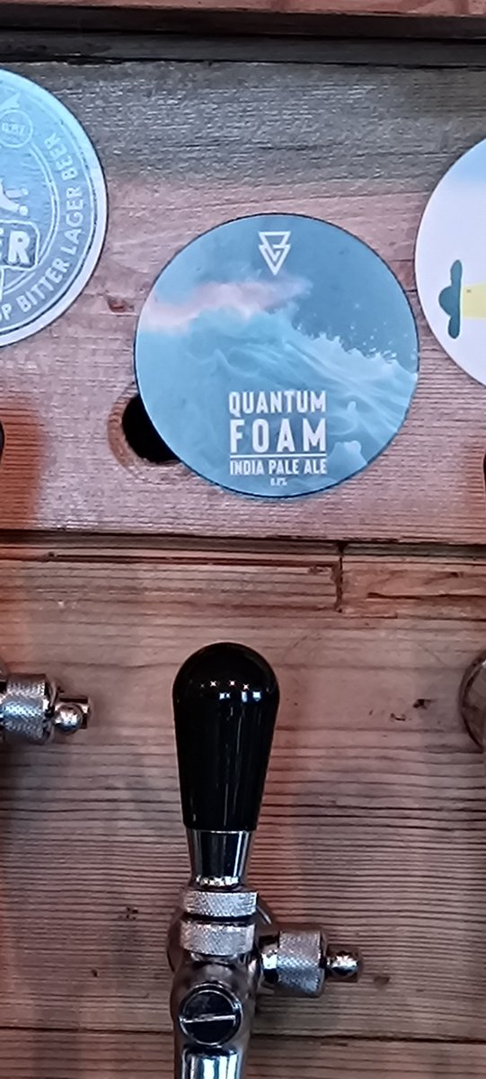 Just spotted this at my local and thought of <a href="/postquantum/">Jonathan Oppenheim</a> . Think you would like this?!  It's fairly hazy.