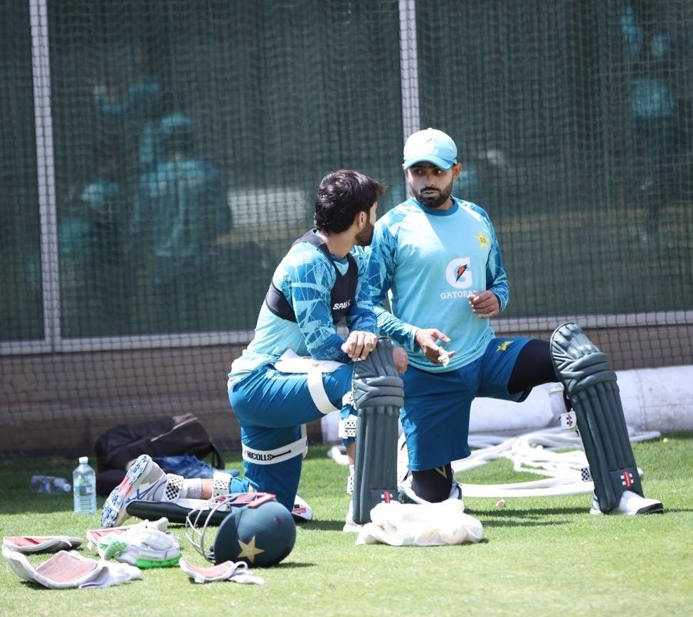 TeamRizwan_'s tweet photo. RizBar 👑 ready to take on Australia 

#Rizbar #BabarAzam𓃵 #PAKvsAUS https://t.co/QHPrTJMb3B