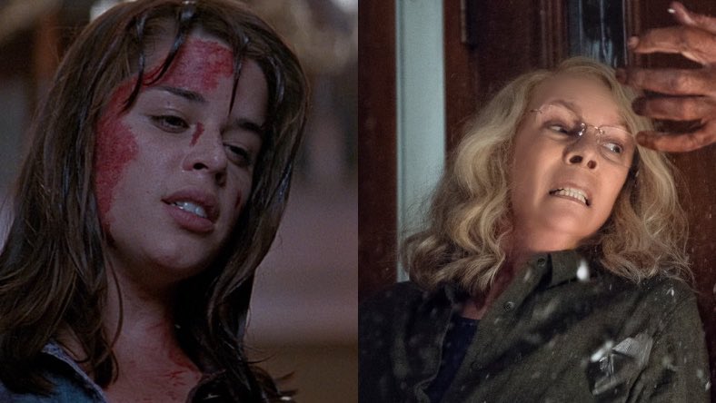 JAnthonywrites's tweet photo. Pitch: Laurie Strode (#Halloween) &amp; Sidney Prescott (#Scream) team up against a new evil. Two trauma-surviving final girls, decades of resilience. Could be an epic crossover. Studios (Universal/Blumhouse &amp; Spyglass/Paramount) – complex, but worth it? 100%. #FinalGirls 🎃😱 https://t.co/K7RS9JfNjD