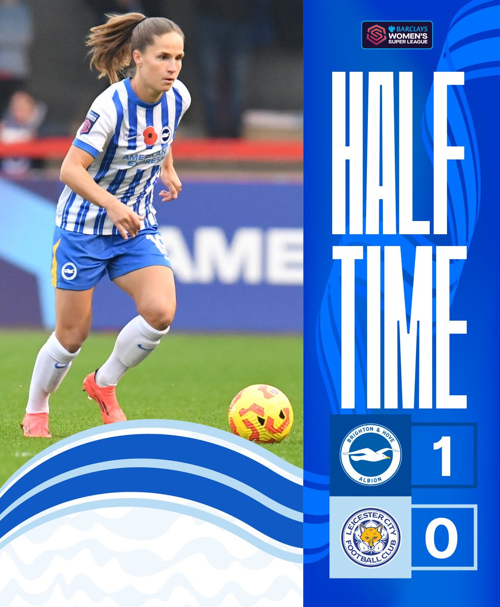 BHAFCWomen's tweet photo. 46': Albion lead at the break! 💪

[1-0] 📲 #BHALEI // #BHAFC 🔵⚪️ https://t.co/ZoLUpKbPWx