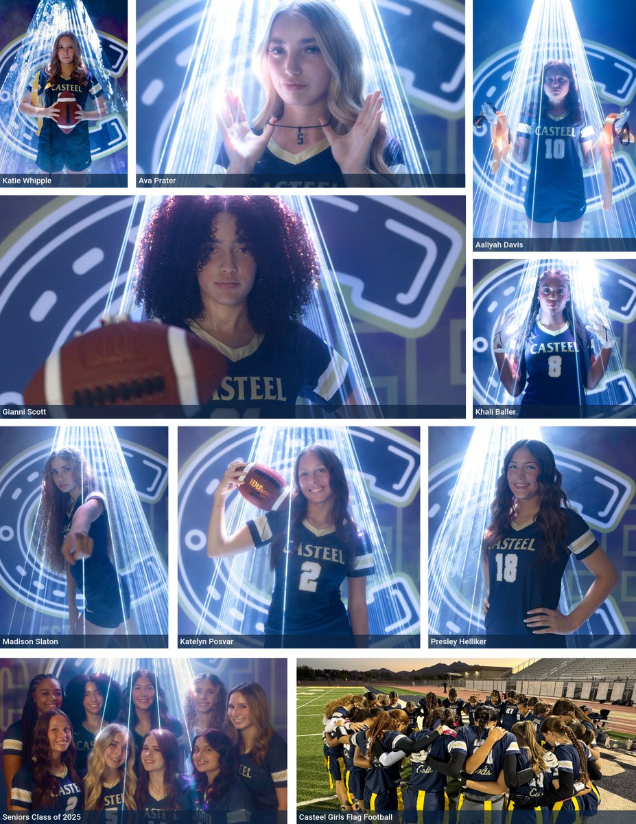 Casteel Girl's Flag Football tweet media