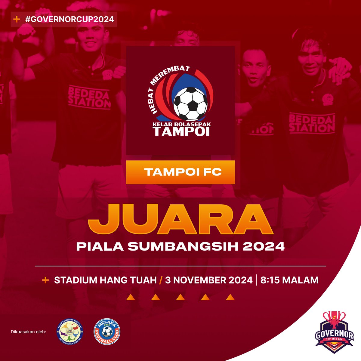 tampoifc_'s tweet photo. 2024🏆Piala Sumbangsih 2024⚡️🔵⚪️ 

Governor Cup🔜 https://t.co/8xKp2YYFKA