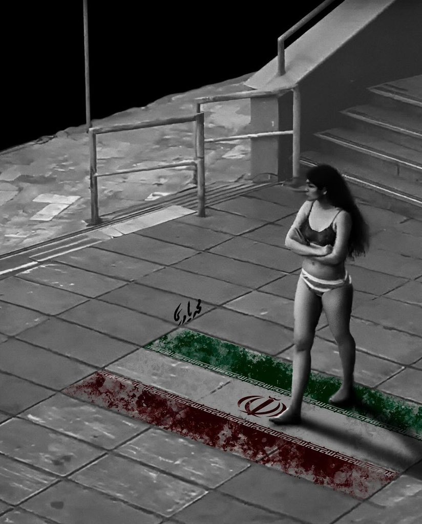 Here is #NargesMohammadi’s full message from Evin Prison : “#Women pay the price for “defiance,” but they do not bow down to force. The “body” of the protesting university woman symbolizes resistance, the intensity of anger, and rebellion.”

A female student, dressed in ordinary