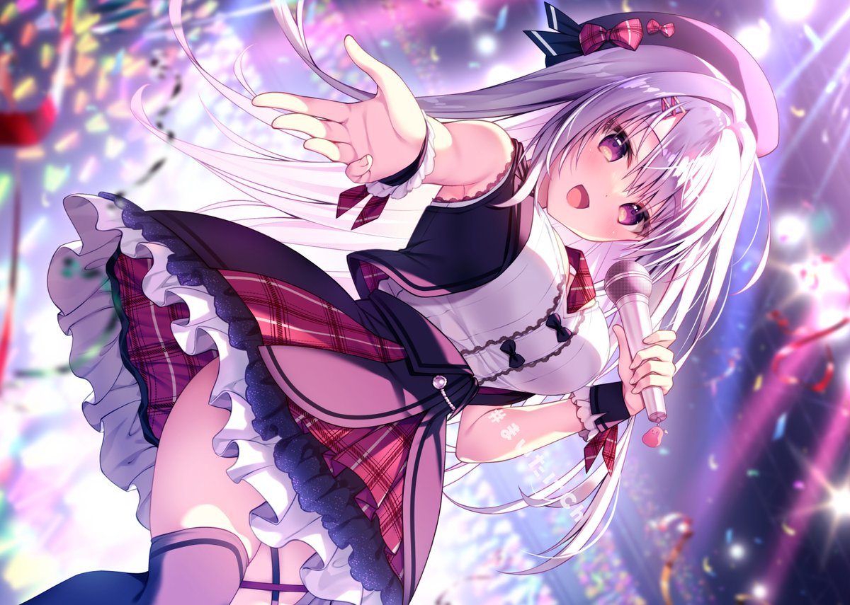 yuzuna_hiyo's tweet photo. 🎤🎀✨✨ https://t.co/yYFQvM75Wl