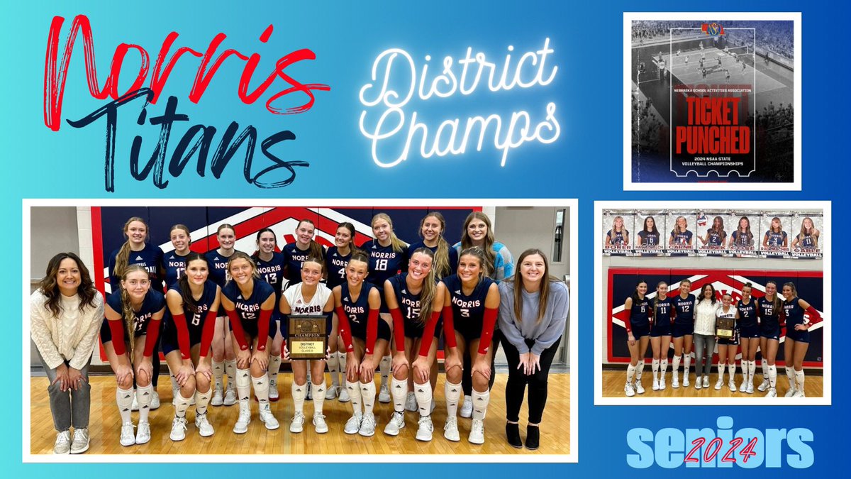 Congrats Titans! ❤️🏐💙