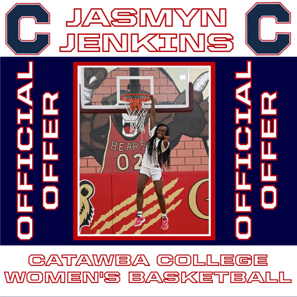 Jasmyn Jenkins (@jasmyn_jenkins) on Twitter photo After a great visit and conversation with <a href="/TerenceMcCutch2/">Terence McCutcheon</a> and <a href="/Sara_McIntosh_/">Sara McIntosh</a> I am excited to receive an offer from <a href="/catawba_wbb/">Catawba Women’s Basketball</a> Thank you for believing in me. <a href="/CoachKingsbury1/">Coach Kingsbury</a> After a great visit and conversation with <a href="/TerenceMcCutch2/">Terence McCutcheon</a> and <a href="/Sara_McIntosh_/">Sara McIntosh</a> I am excited to receive an offer from <a href="/catawba_wbb/">Catawba Women’s Basketball</a> Thank you for believing in me. <a href="/CoachKingsbury1/">Coach Kingsbury</a>