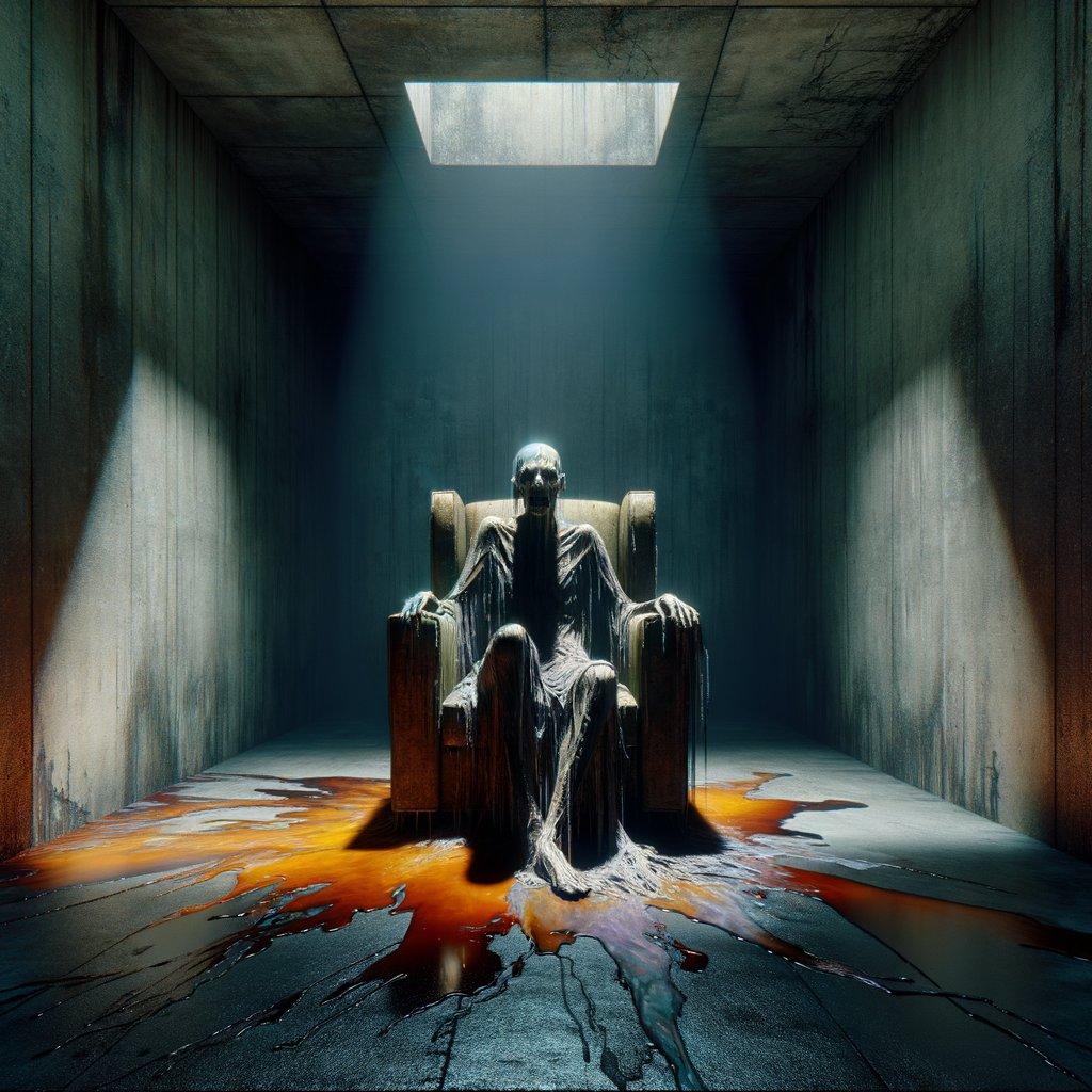 trashncorpses's tweet image. Here lies the remnants of significance, suffocating in the beauty of decay. Embrace the absurdity, for even sorrow can be an art form. 🎨💀
#SorrowfulArt #DecayedBeauty #NecroticElegance #EmbraceTheAbsurd
 #trashncorpses