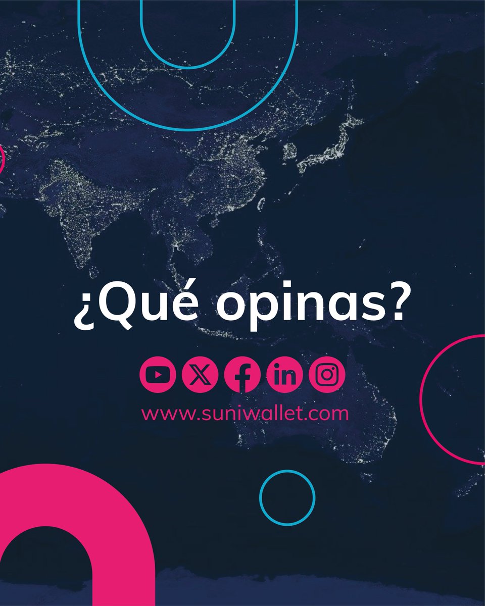 Suni_wallet's tweet photo. 🌎 LATAM está consolidada como líder en activos digitales con transacciones que superaron los 22 mil millones de dólares en 2022.

En Suni Wallet, te conectamos con esta economía digital en crecimiento.

¡Descarga la APP!
#SiemprePresente 
https://t.co/1QPXGo7Dc0 https://t.co/wNKiUa8Dgu
