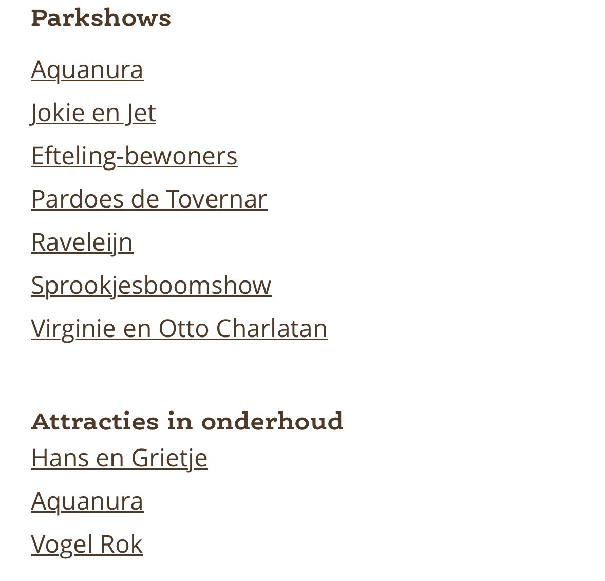 RSeters's tweet photo. @Efteling Draait Aquanura nu wel of niet als deze zowel op onderhoud, als op de parkshow lijst staat? https://t.co/s66CD9rNMf