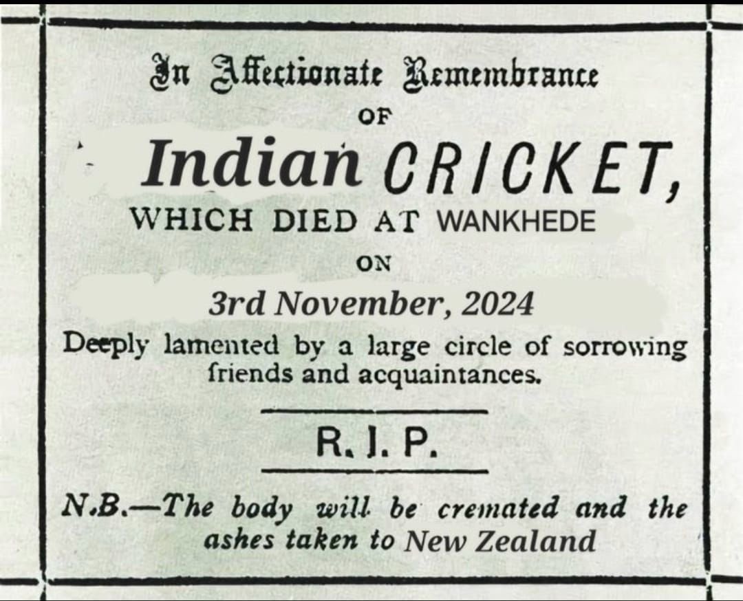 anilsachdev's tweet image. Sad day for Indian cricket today!! When you are at your worst, the future can only be better!! @BCCI @sunnygavaskar @_RohitSharma45 @imVkohli @sachin_rt  @bhogleharsha @1710rajesh
