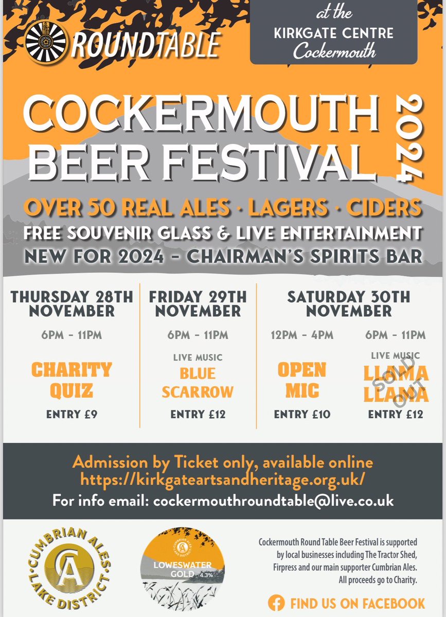 It’s nearly time!! #BeerFestival #RoundTable