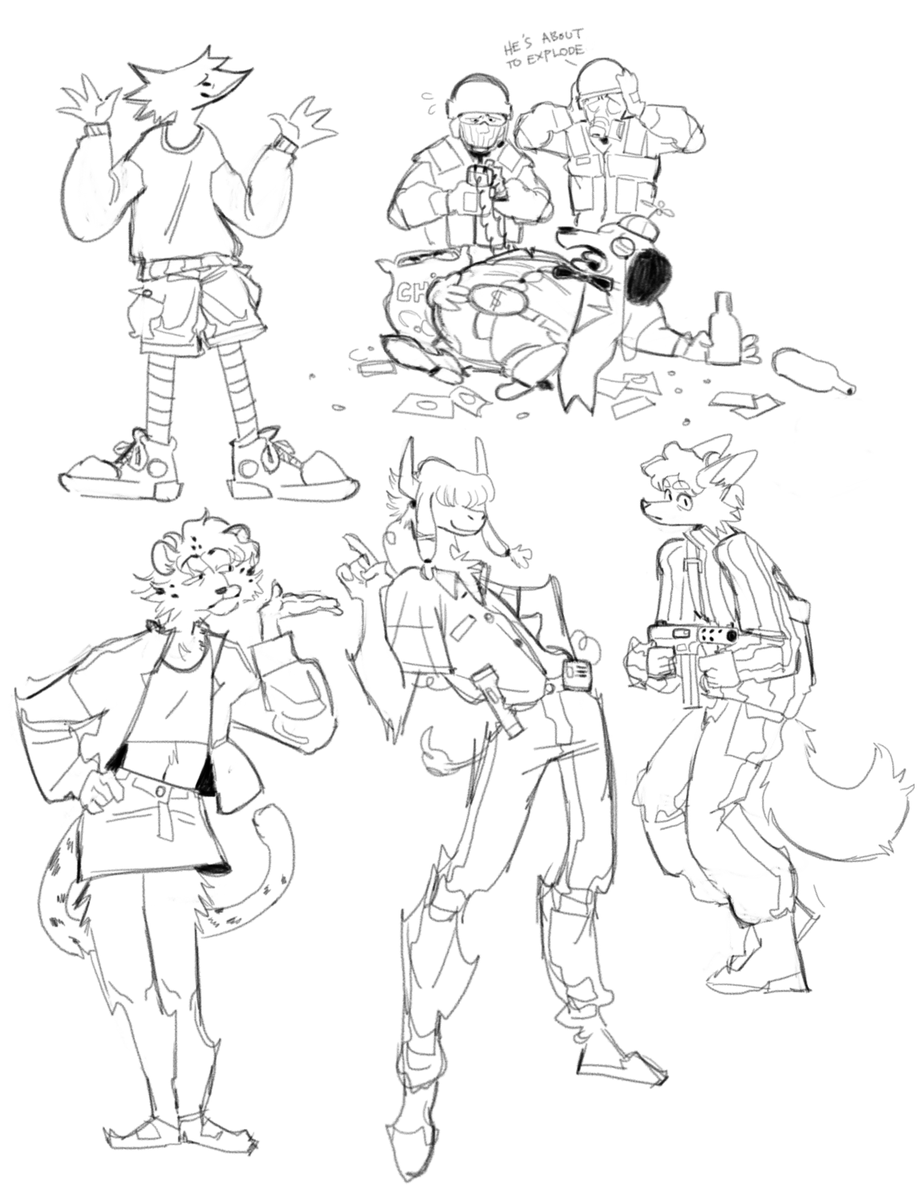 zenniefox's tweet photo. doodled some a ma friends https://t.co/TQjuMpgmF0