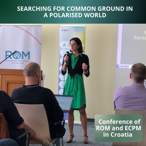 Always stay transparent, respectful and reliable. Stay in touch and try to understand the values of the other. But of course this only works if the other is respectful too. 

With many thanks to @ECPM_official and #renewingourminds 

linkedin.com/posts/anjahaga…