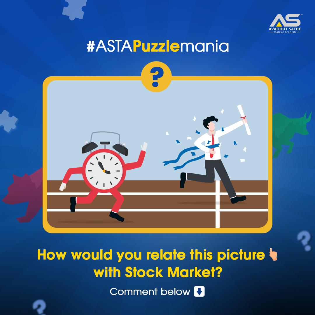AvadhutsatheTA's tweet photo. It's ASTA Puzzle Mania.. time to have some fun!
Mention in the comments section what comes to your mind related to stock market after looking at this picture.
Don't forget to tag #ASTAPuzzleMania
#Stockmarket #stocktraders #sharemarketing #AvadhutSathe #avadhutsathetradingacademy https://t.co/nqWYJ1bSBe