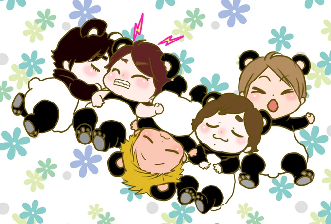#ARASHI25周年 #嵐デビュー25周年  朝から出かけて疲れて帰ったら、とっても素敵な記念品が届いてた。泣いてる。描き下ろせないのが申し訳ないんだけど、お祝いに昔描いたイラストで御礼とお祝いします。これからも大好き。 