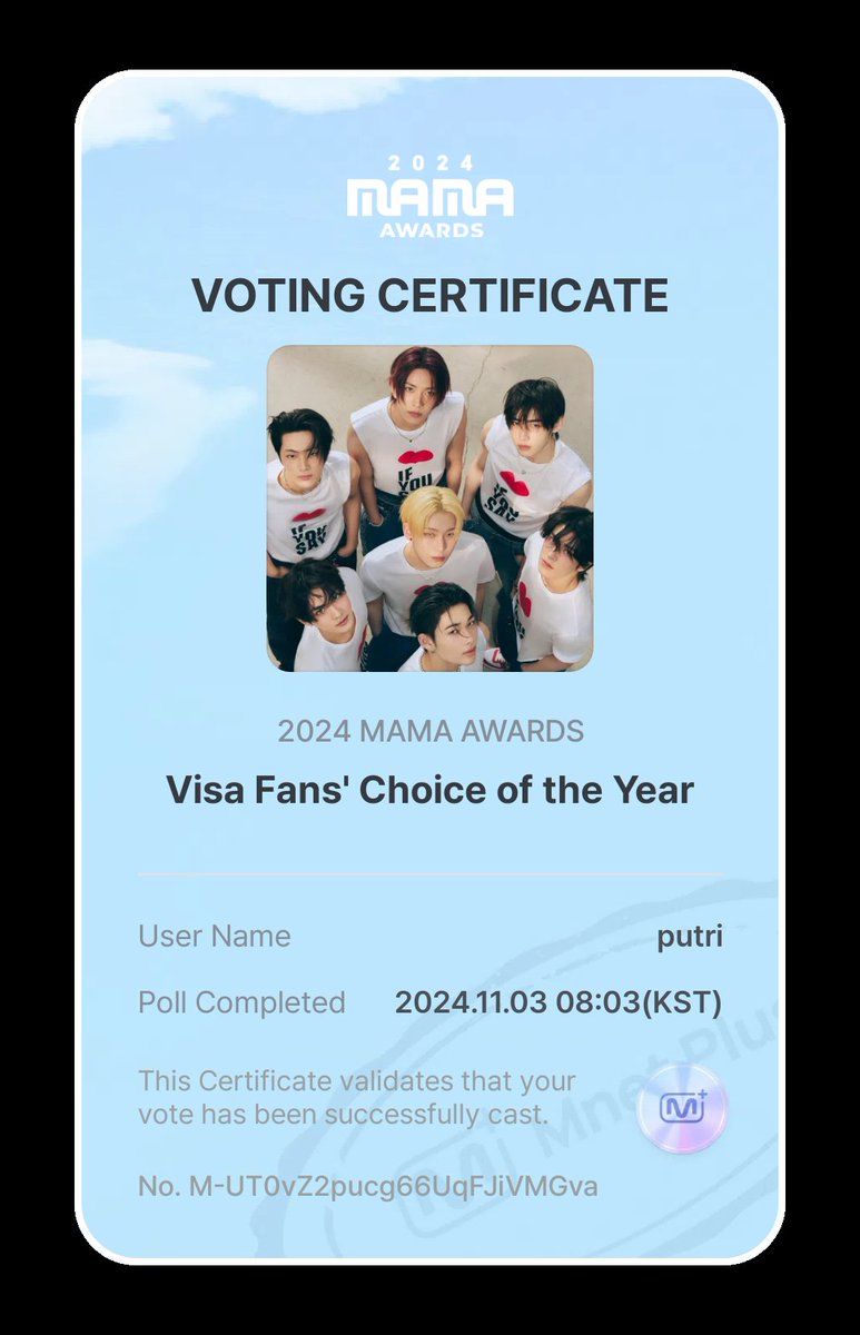 Senja11716367's tweet photo. Ivote for #enhypen on #2024MAMAVOTE https://t.co/AEOfsqDZ8Q