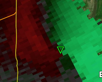 possible rotation near Braggs, OK <a href="/NWStulsa/">NWS Tulsa</a>  #tornado #okwx