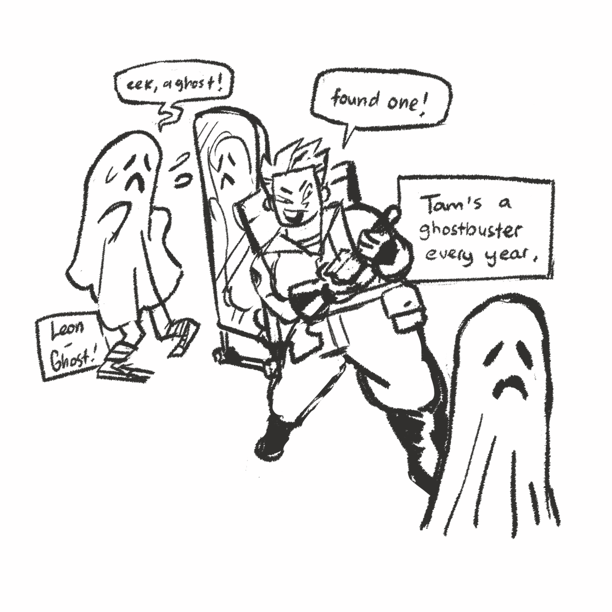 some extra halloweeny doodles #manortwt 