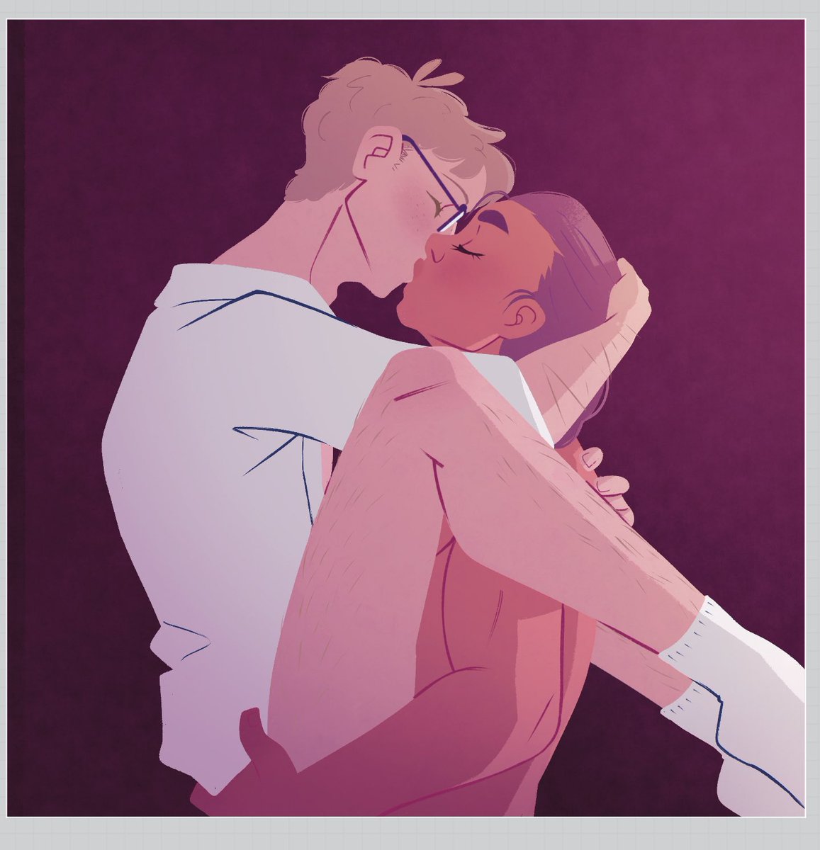 I think this is my full on Roy and Rei smooch I’ve drawn.  Kisses are far harder to drawn than sex