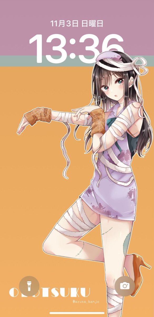 渋谷凛(シンデレラガールズ) 「私は一応設定時に調整しつつこんな感じでできました(iPhone11…)他のスマホ」|万丈梓 / おとつく５巻発売中のイラスト
