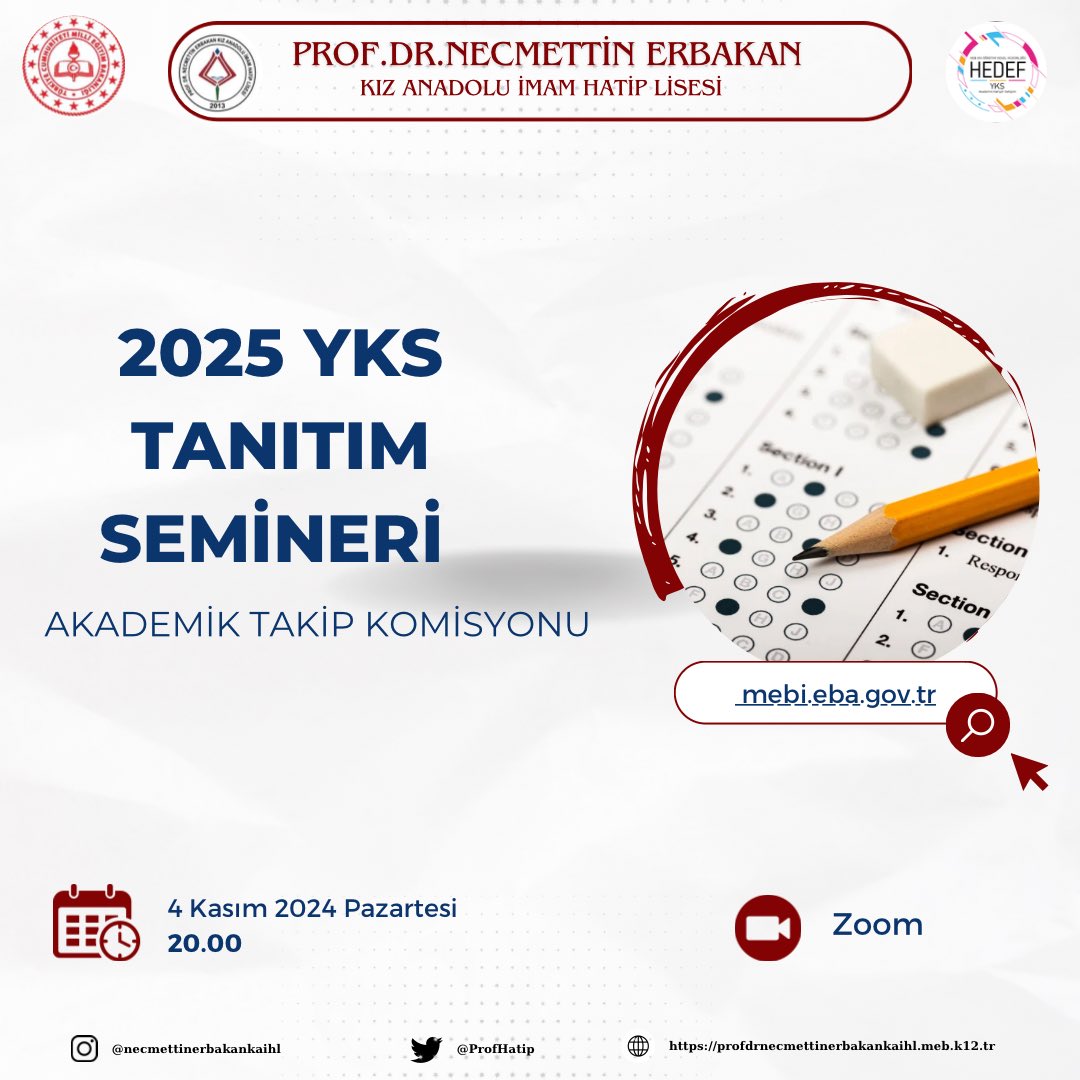 PROF. DR. NECMETTİN ERBAKAN KIZ AİHL (@profhatip) on Twitter photo 
