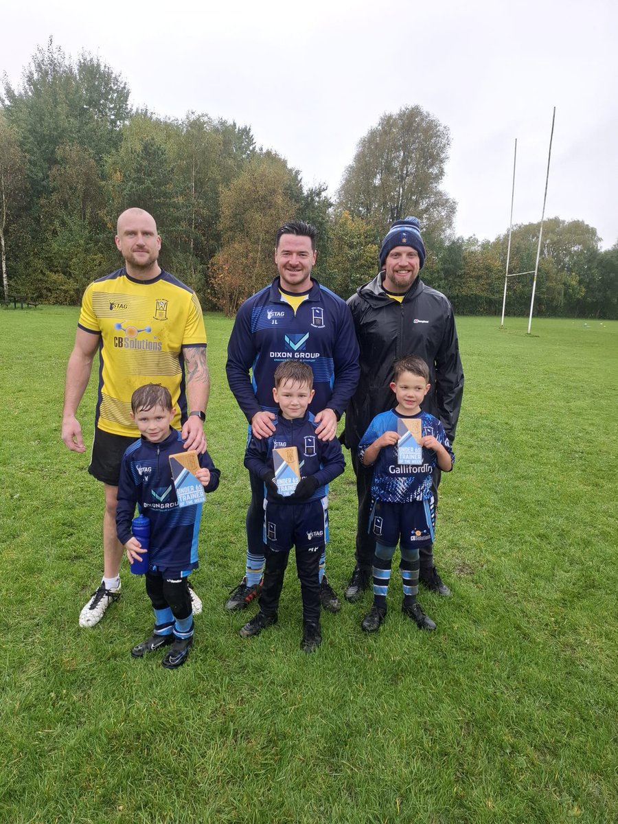 The u6 season has finished but they are still training throughout the winter months, here are the Star Trainers from the last month, all the squad are really developing and enjoying their rugby 

#hullwyke
#twoblues