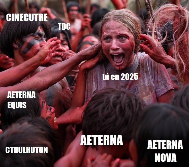 AeternaMadrid's tweet photo. #AeternaMadrid #AeternaNova #AeternaEquis #CutreCon #CineCutre #TiempoDeCulto #TDCWeekend #Cthulhuton https://t.co/uWvQK9mA4B