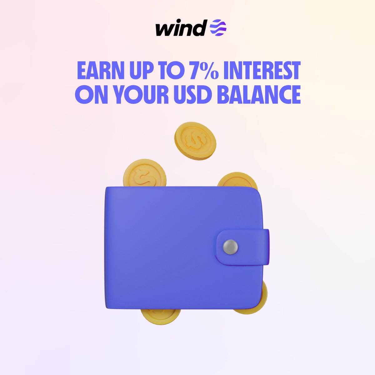 pipeshq's tweet photo. Earn up to 7% interest on your USD balance! π₯
No monthly fee, beat inflation!
#windapp #getpaid #getinterest #virtualbankaccount #usdbalance https://t.co/4oRvCs4CiV