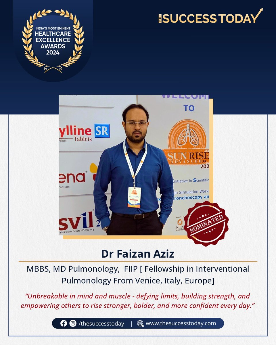 faizzy999's tweet photo. Nominated for India's most Eminent, Health Care Excellence Awards 2024, by Success Today.
#Thankyou
#feelhonoured https://t.co/LCz6fSvOEf