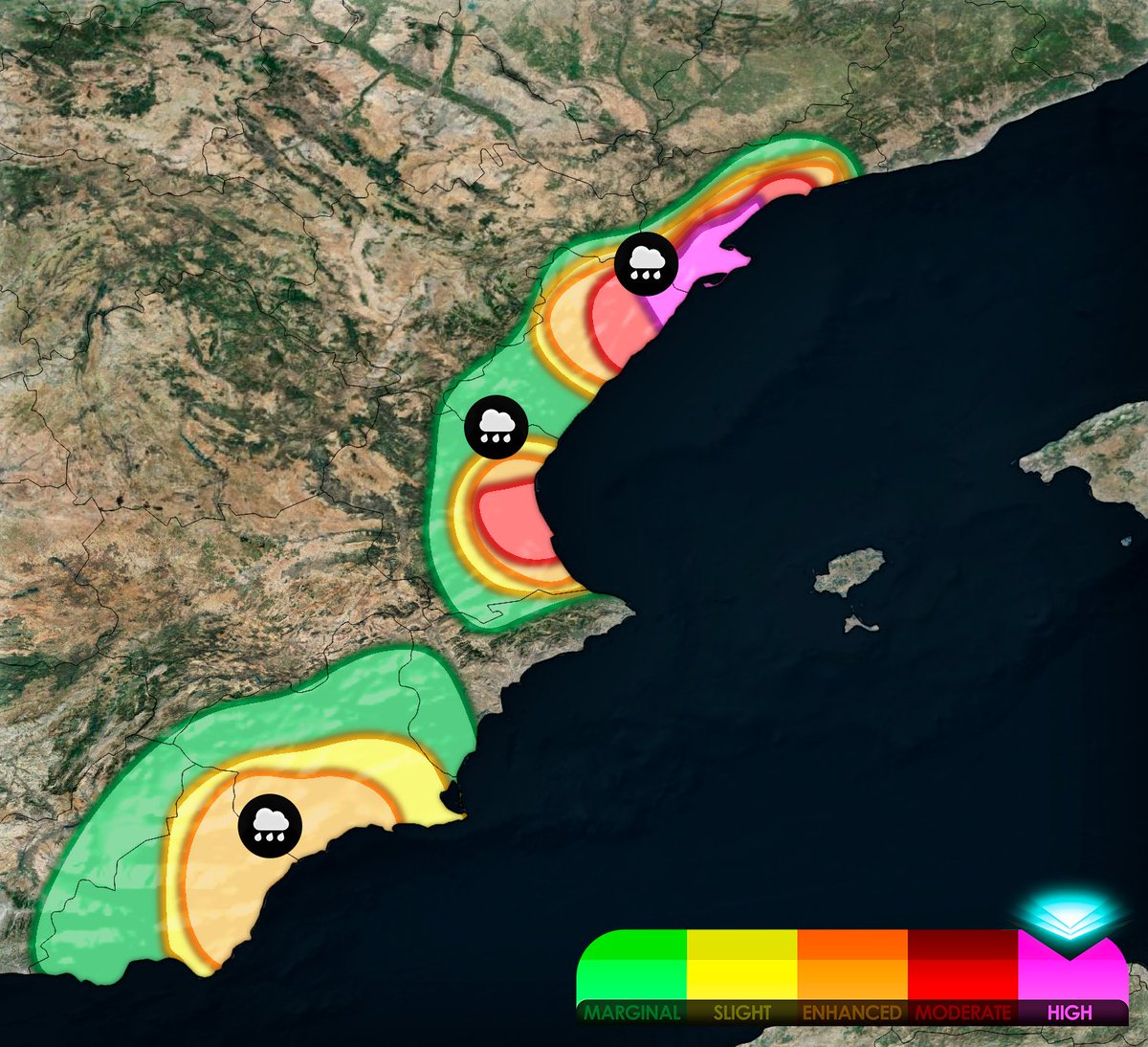 𝐄𝐱𝐜𝐞𝐬𝐬𝐢𝐯𝐞 𝐫𝐚𝐢𝐧𝐟𝐚𝐥𝐥 𝐨𝐮𝐭𝐥𝐨𝐨𝐤 𝐞𝐬𝐩𝐞𝐜𝐢𝐚𝐥 𝐩𝐚𝐫𝐚 𝐥𝐚𝐬 𝐩𝐫𝐨𝐱𝐢𝐦𝐚𝐬 𝟐𝟒𝐡 🌧️🚨

Como ya dije, la situación cada vez parece peor y es que los modelos no paran de aumentar las cantidades de lluvia.
Lo peor de todo es que la mayoría de esta lluvia