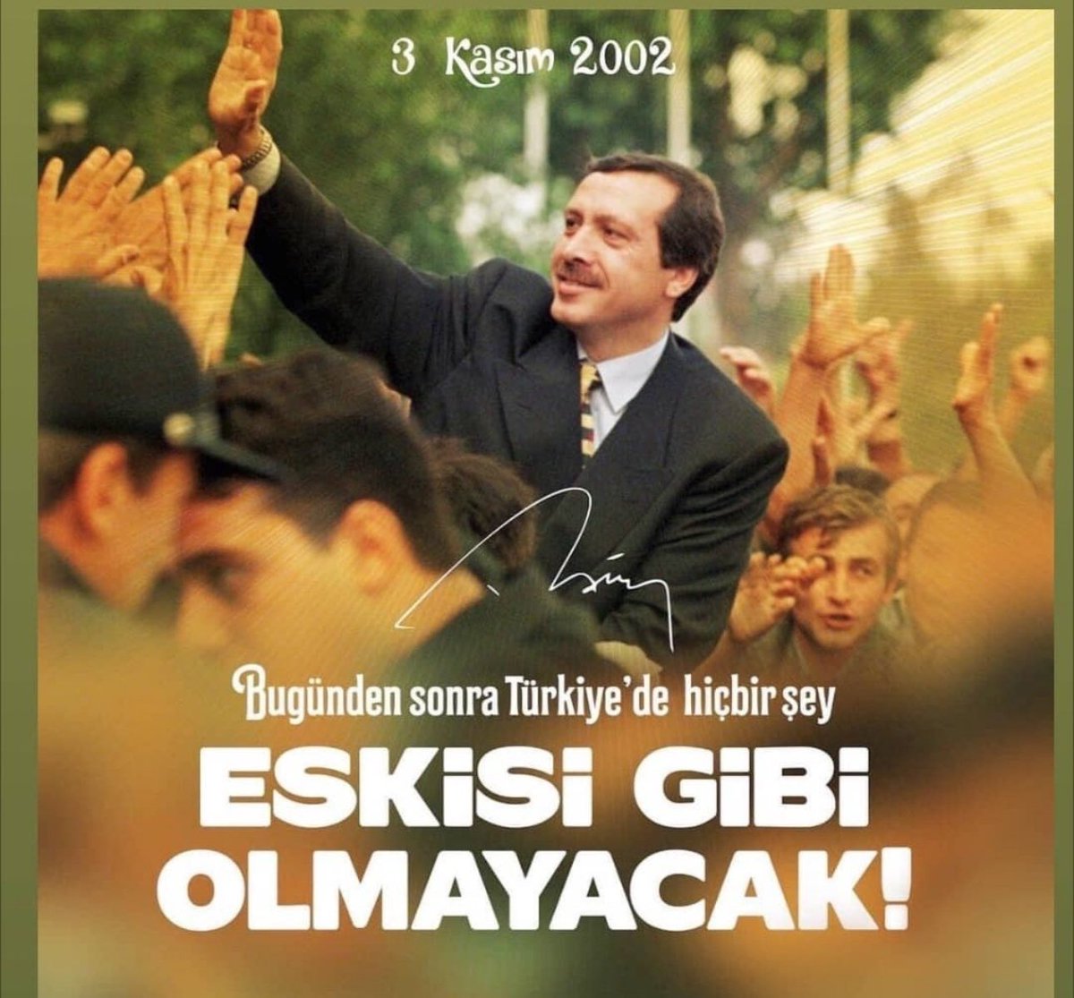 Güzel yarınlar için #devam <a href="/RTErdogan/">Recep Tayyip Erdoğan</a>