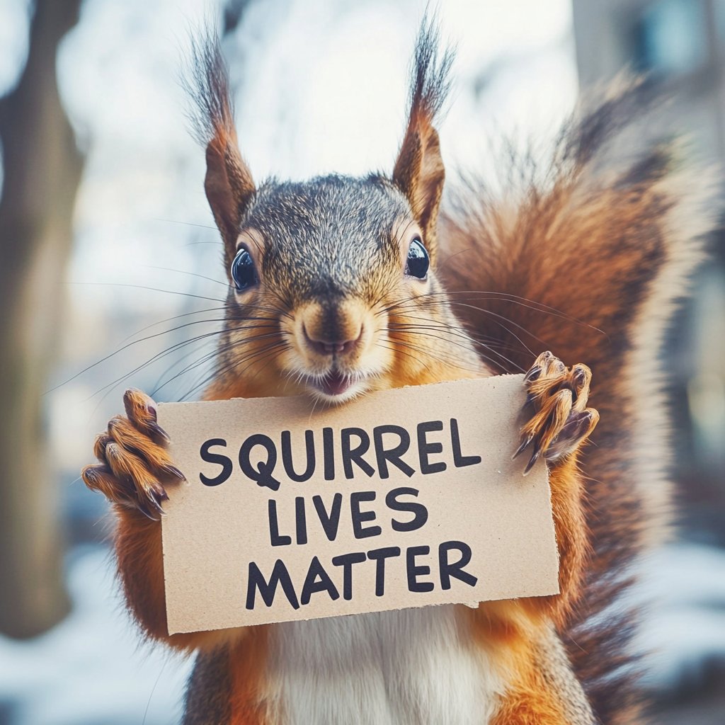 Ai Picture is Worth a Thousand Words 🐿 #peanut #squirrel #squirrels #pnut #rip #SquirrelArmy #