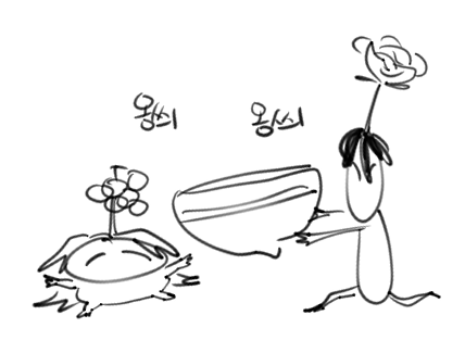 Ma1Fea5ancE's tweet photo. 피크민 어케 그리는거에요? https://t.co/Nb49dUIvT8