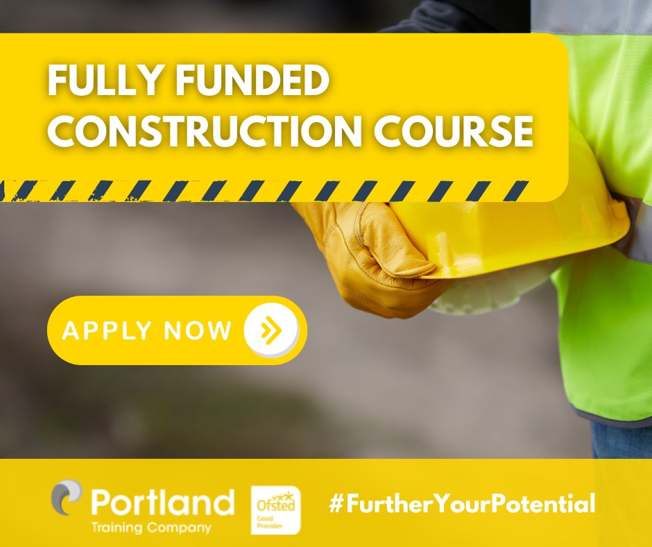 PortlandTrainCo's tweet image. Do you want to work in construction?

Sign up for our fully funded construction course allowing you to gain essential skills to proceed to obtaining your green CSCS card!

Click the link below to apply!

bit.ly/3Q94vHx

#constructioncourse #greencscscard #cscscard