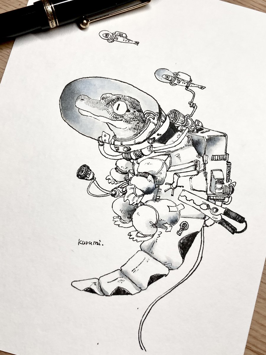 胡桃☀︎ペン画 tweet media