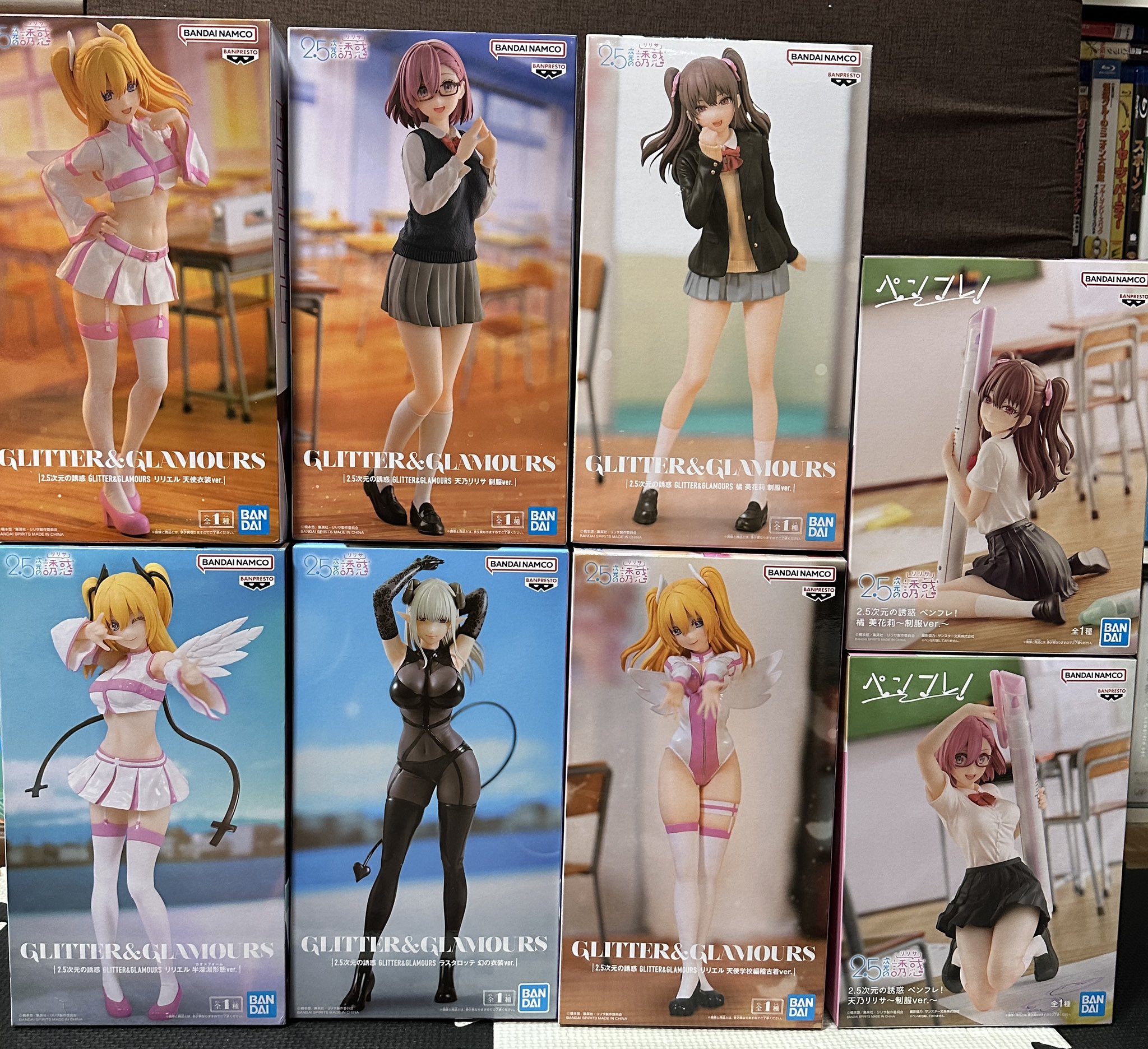 新品 未開封 2.5次元の誘惑 GLITTER&GLAMOURS リリエル5個＆ノキエル 